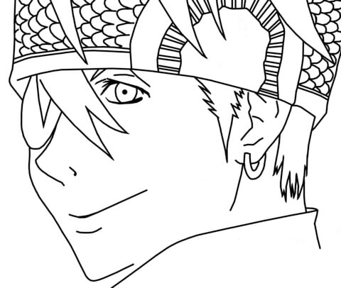 Lavi Bookman Coloring Page